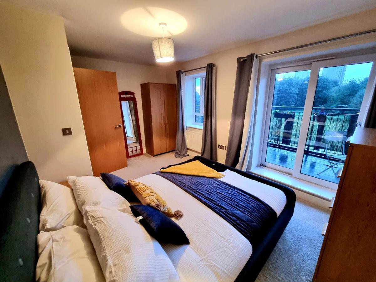 Luxury 2-Bedroom Service Apartment With Balcony Manchester Ngoại thất bức ảnh