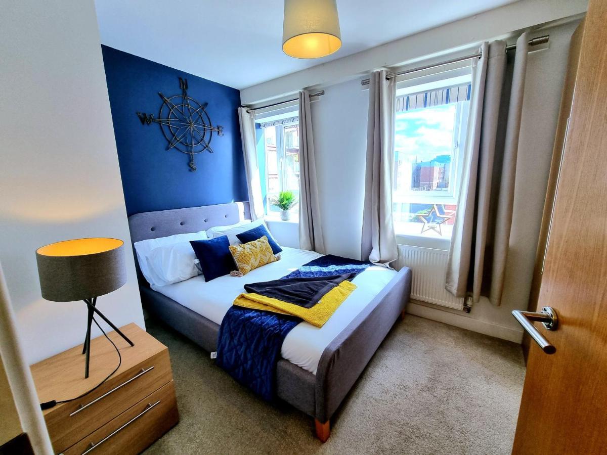 Luxury 2-Bedroom Service Apartment With Balcony Manchester Ngoại thất bức ảnh